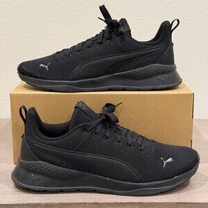 Puma lightweight Mens black sneakers